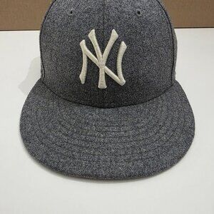 Todd Snyder x New Era Yankees Cap in Grey Wool Cap